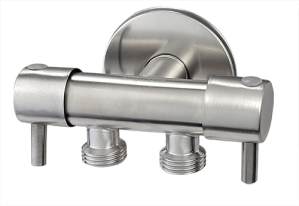 Διακόπτης διπλός Inox S/S 304