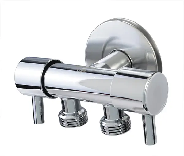 Διακόπτης διπλός χρωμέ S/S 304