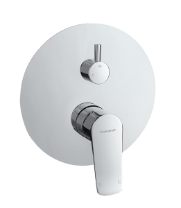 Round εντοιχισμού δύο παροχών