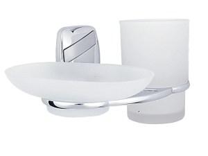 Oxygen Σετ Σαπουνοθήκη & Ποτηροθήκη