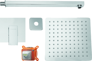 Σετ Square Χρωμέ 1 παροχής