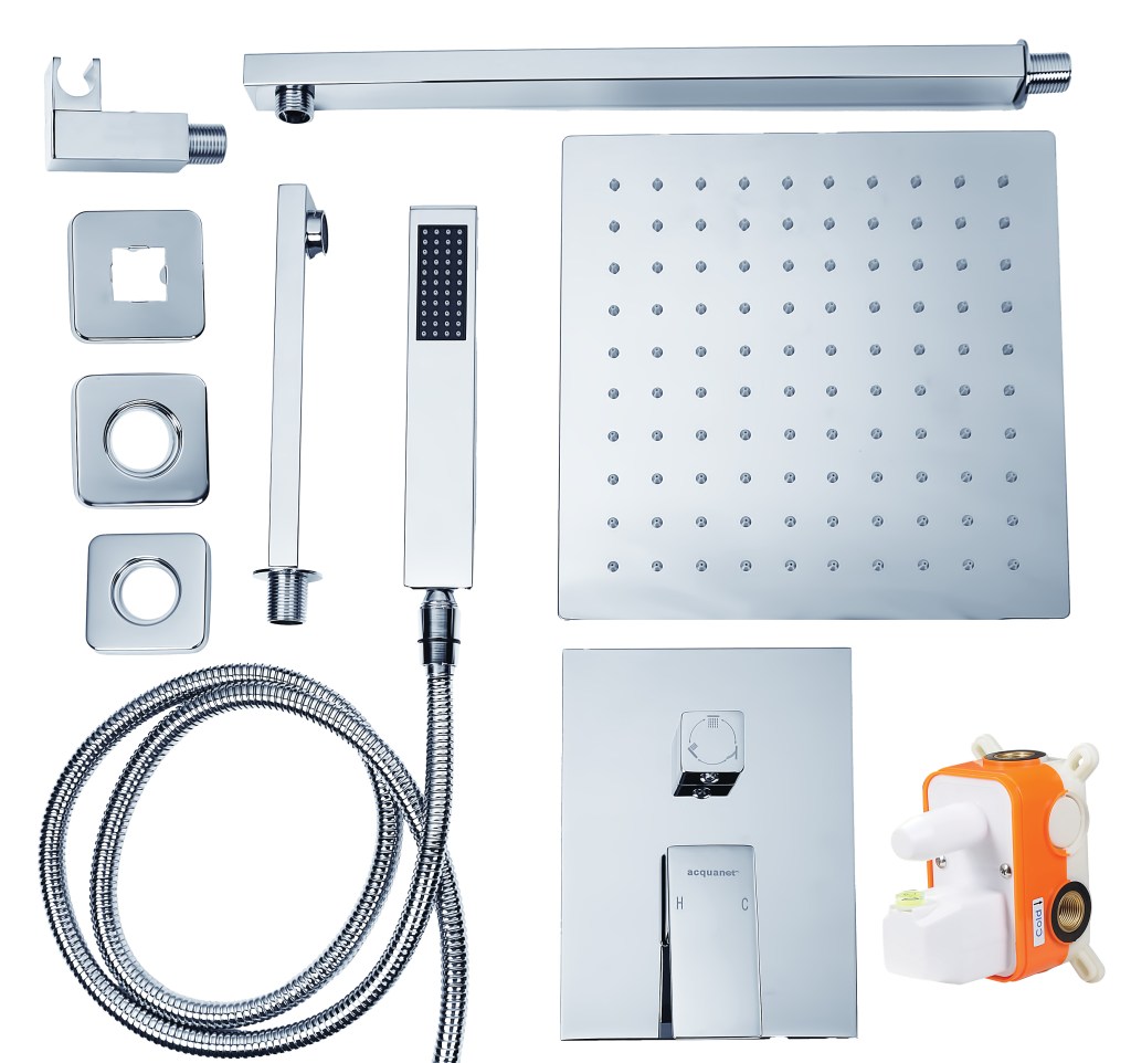 Σετ Square Χρωμέ 3 παροχών