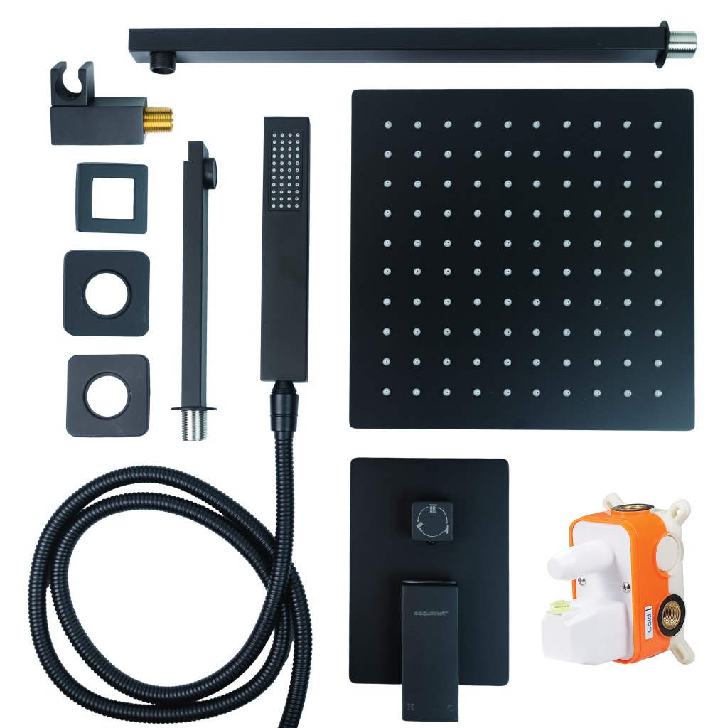 Σετ Square Black 3 παροχών