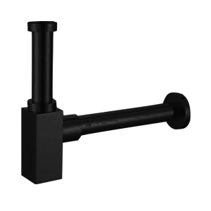 Square σιφών νιπτήρος ορειχάλκινο black