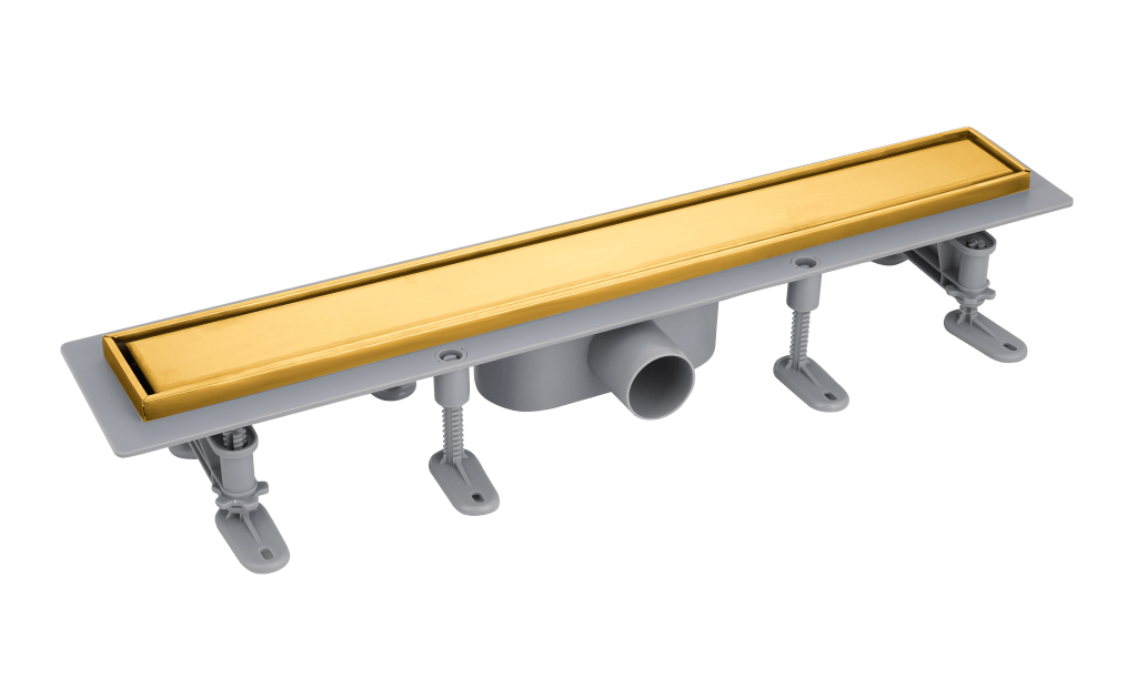 Luxor Brushed Gold Κανάλι Ντουζιέρας