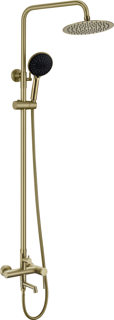 Equinox Brushed Gold Στήλη Ντουζ